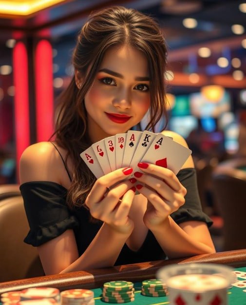 Account safety reminder beside live casino controls for adults